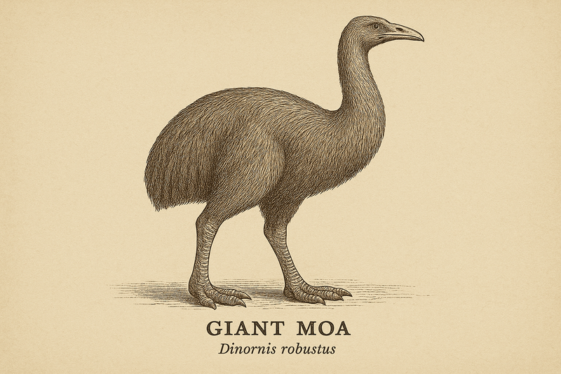 The Moa and the Dodo: One Bird’s Comeback — and Another’s Warning