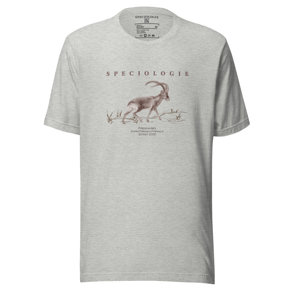 Pyrenean Ibex Grey T-shirt