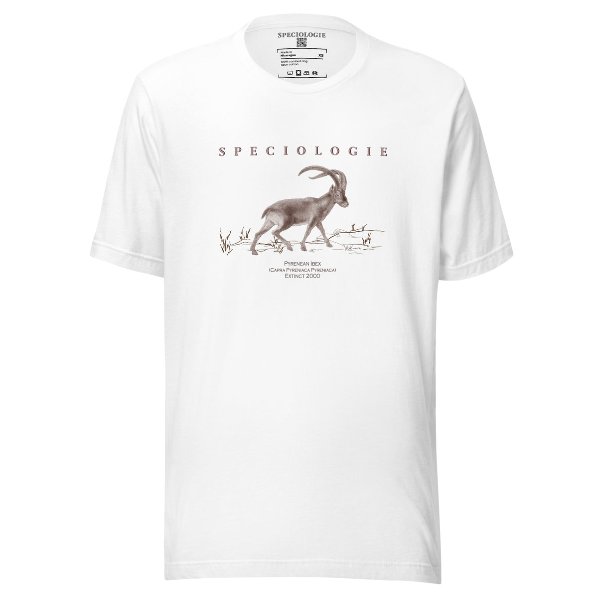Pyrenean Ibex White T-shirt