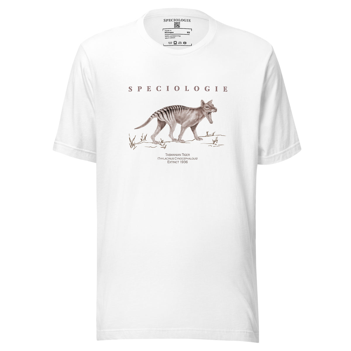 Tasmanian Tiger White T-shirt